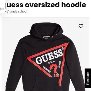 Guess hoodie size 14 new kids